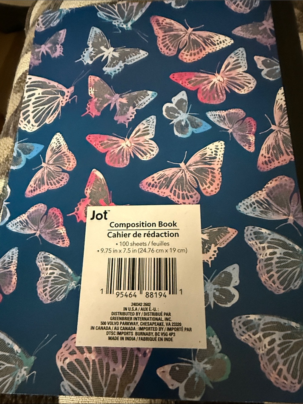 2/$10 back to school🍏⚡️Composition Book Notebook -Two - Picture 2 of 3